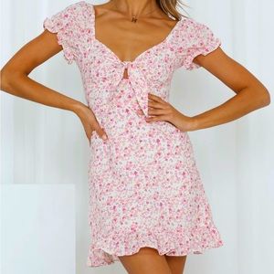 ONLY DESIRE DRESS PINK